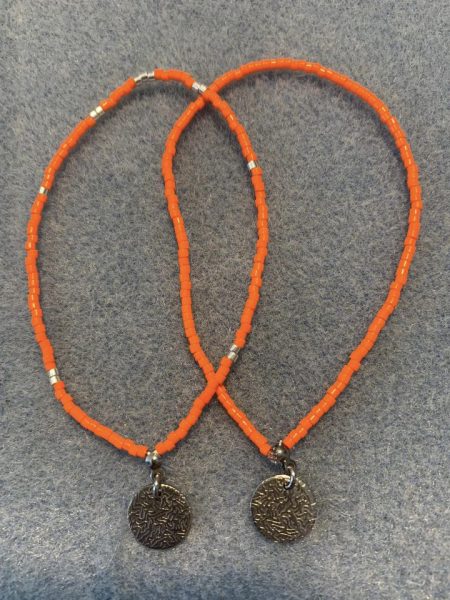 Varm orange og sølv